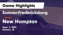 Sumner-Fredericksburg  vs New Hampton  Game Highlights - Sept. 2, 2023
