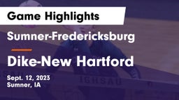 Sumner-Fredericksburg  vs ****-New Hartford  Game Highlights - Sept. 12, 2023