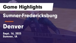 Sumner-Fredericksburg  vs Denver  Game Highlights - Sept. 16, 2023