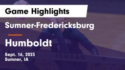 Sumner-Fredericksburg  vs Humboldt  Game Highlights - Sept. 16, 2023