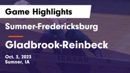 Sumner-Fredericksburg  vs Gladbrook-Reinbeck  Game Highlights - Oct. 3, 2023