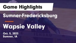 Sumner-Fredericksburg  vs Wapsie Valley Game Highlights - Oct. 5, 2023