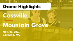 Cassville  vs Mountain Grove  Game Highlights - Nov. 27, 2023