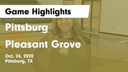 Pittsburg  vs Pleasant Grove  Game Highlights - Oct. 24, 2020