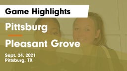 Pittsburg  vs Pleasant Grove  Game Highlights - Sept. 24, 2021