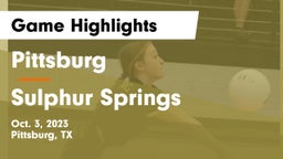 Pittsburg  vs Sulphur Springs  Game Highlights - Oct. 3, 2023