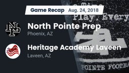Recap: North Pointe Prep  vs. Heritage Academy Laveen 2018
