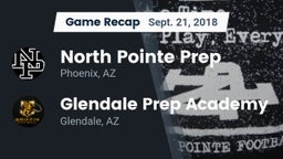 Recap: North Pointe Prep  vs. Glendale Prep Academy  2018