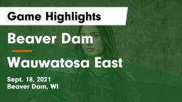 Beaver Dam  vs Wauwatosa East  Game Highlights - Sept. 18, 2021