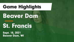Beaver Dam  vs St. Francis Game Highlights - Sept. 18, 2021