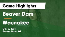 Beaver Dam  vs Waunakee  Game Highlights - Oct. 9, 2021