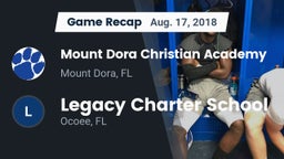 Recap: Mount Dora Christian Academy vs. Legacy Charter School 2018