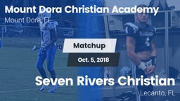 Matchup: Mount Dora Christian vs. Seven Rivers Christian  2018