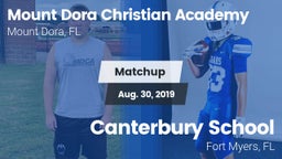 Matchup: Mount Dora Christian vs. Canterbury School 2019
