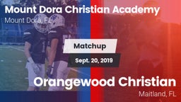 Matchup: Mount Dora Christian vs. Orangewood Christian  2019