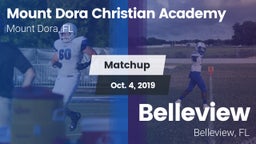Matchup: Mount Dora Christian vs. Belleview  2019