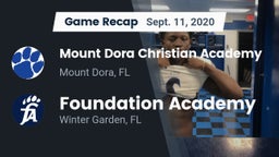 Recap: Mount Dora Christian Academy vs. Foundation Academy  2020