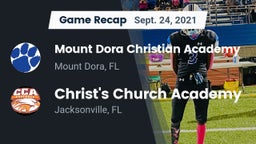 Recap: Mount Dora Christian Academy vs. Christ's Church Academy 2021