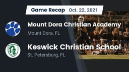Recap: Mount Dora Christian Academy vs. Keswick Christian School 2021