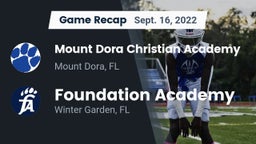 Recap: Mount Dora Christian Academy vs. Foundation Academy  2022