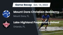 Recap: Mount Dora Christian Academy vs. Lake Highland Preparatory School 2022