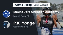Recap: Mount Dora Christian Academy vs. P.K. Yonge  2023