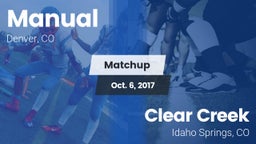 Matchup: Manual  vs. Clear Creek  2017