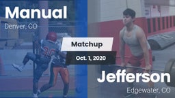 Matchup: Manual  vs. Jefferson  2020