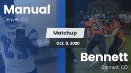 Matchup: Manual  vs. Bennett  2020