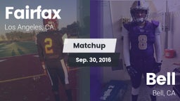 Matchup: Fairfax vs. Bell  2016