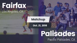 Matchup: Fairfax vs. Palisades  2016