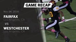 Recap: Fairfax vs. Westchester  2016