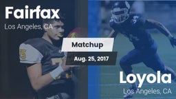 Matchup: Fairfax vs. Loyola  2017