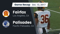 Recap: Fairfax vs. Palisades  2017
