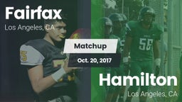 Matchup: Fairfax vs. Hamilton  2017