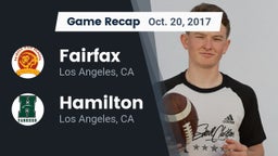 Recap: Fairfax vs. Hamilton  2017