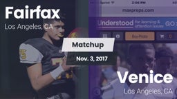 Matchup: Fairfax vs. Venice  2017