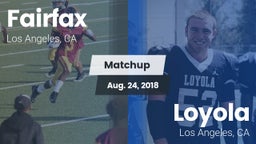 Matchup: Fairfax vs. Loyola  2018