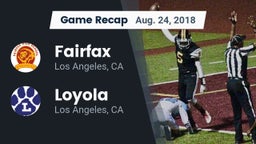 Recap: Fairfax vs. Loyola  2018