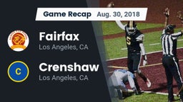 Recap: Fairfax vs. Crenshaw  2018