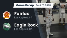 Recap: Fairfax vs. Eagle Rock  2018