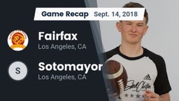 Recap: Fairfax vs. Sotomayor 2018