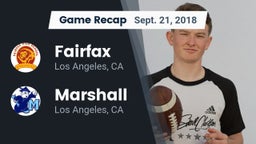 Recap: Fairfax vs. Marshall  2018