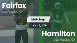 Matchup: Fairfax vs. Hamilton  2018