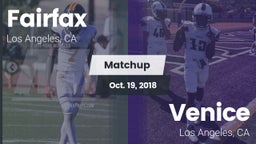 Matchup: Fairfax vs. Venice  2018