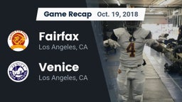 Recap: Fairfax vs. Venice  2018
