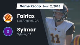 Recap: Fairfax vs. Sylmar  2018