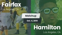 Matchup: Fairfax vs. Hamilton  2019