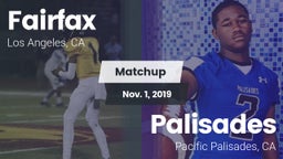 Matchup: Fairfax vs. Palisades  2019