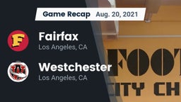 Recap: Fairfax vs. Westchester  2021